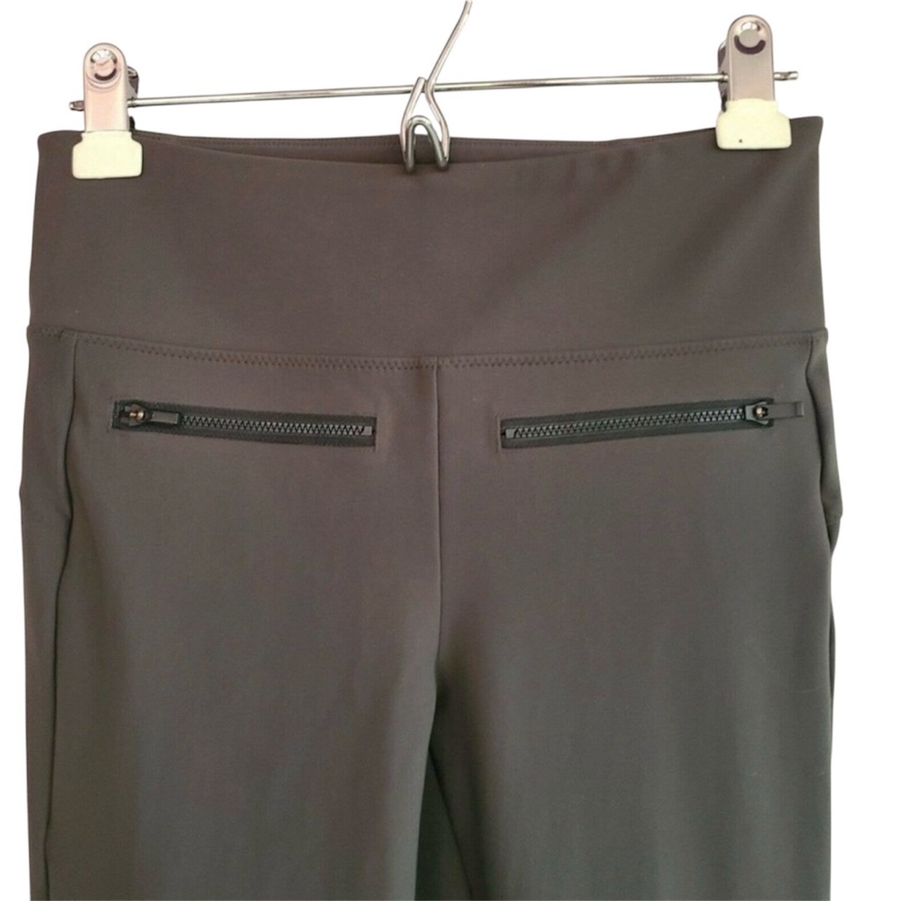 Athleta Olive Stellar Crop Pants Euroluxe Work Travel- Size M - Picture 3 of 9